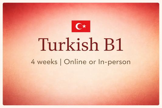 B1 Turkish Course